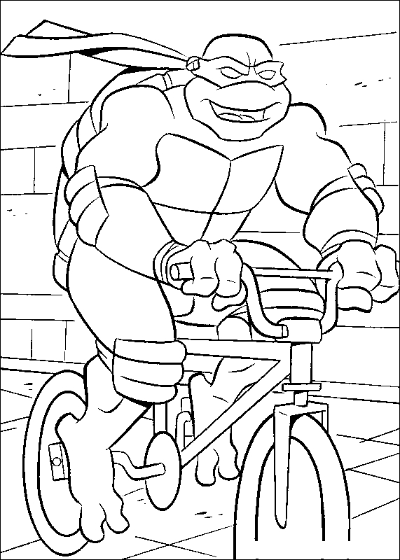 Les Tortues Ninja en pleine action dans un décor urbain