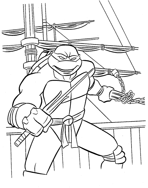 Les Tortues Ninja en pleine action dans leur repaire