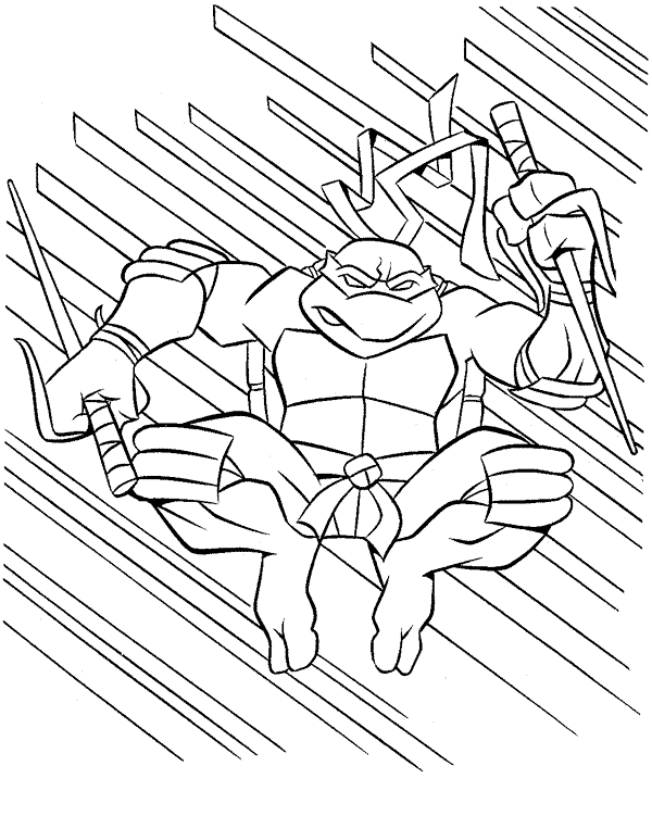Les Tortues Ninja en pleine action dans un environnement urbain