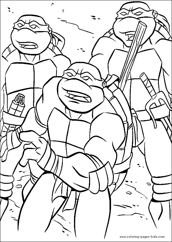 Les Tortues Ninja en pleine action sur leur planche de skate