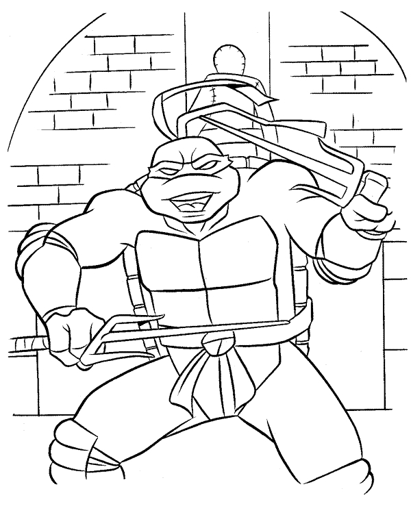Les Tortues Ninja en pleine action dans leur repaire