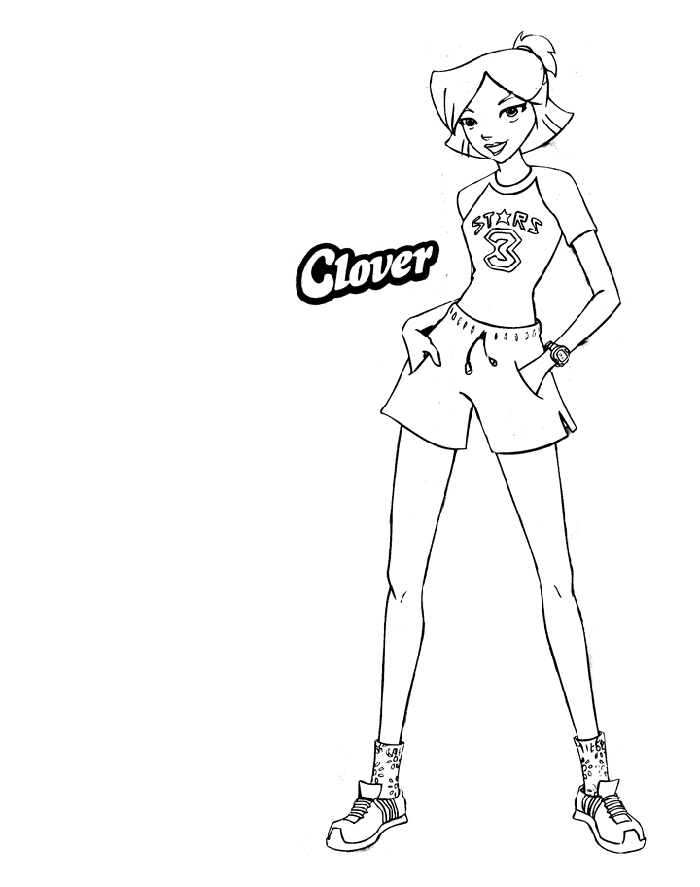 Les Totally Spies en pleine action dans un décor dynamique