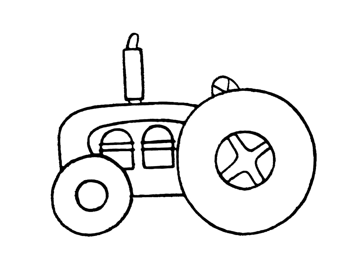 Coloriage Tracteur #47718 à imprimer Coloriage Tracteur #47718 à imprimer