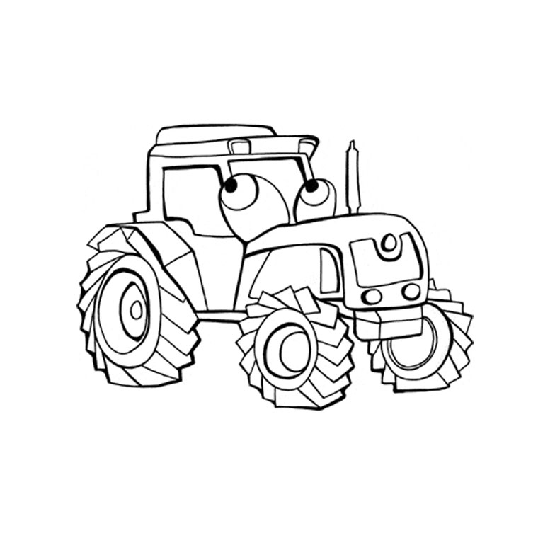 Un tracteur en action sur un champ ouvert