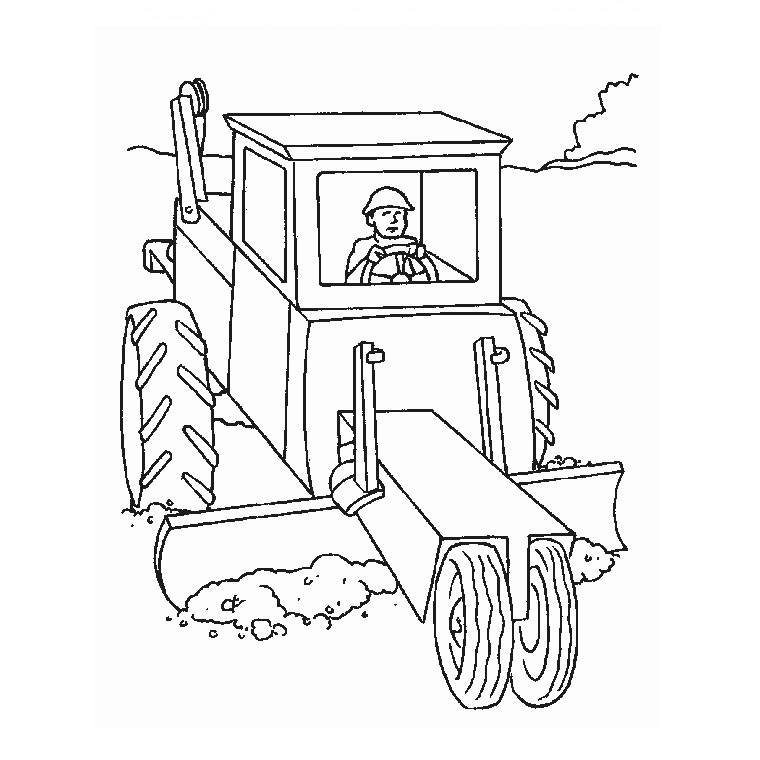 Un tracteur en pleine action dans un champ verdoyant