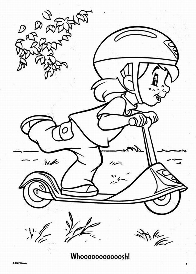 Coloriage Trottinette #47900 à imprimer Coloriage Trottinette #47900 à imprimer