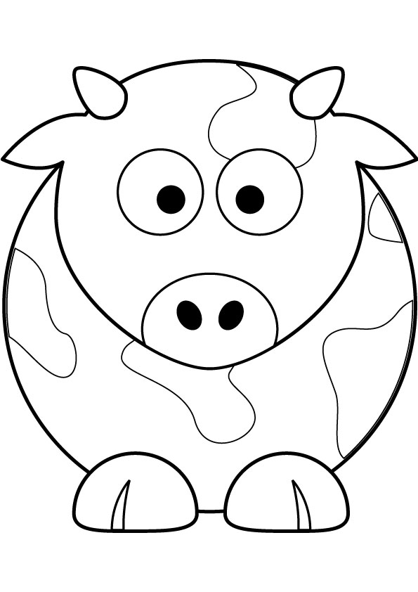 Vache paisible dans un champ verdoyant