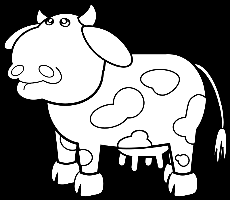 Vache paisible dans un champ verdoyant