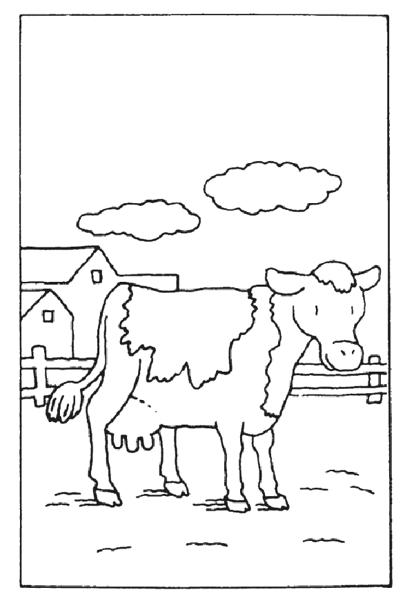 Vache mignonne dans un champ avec des fleurs