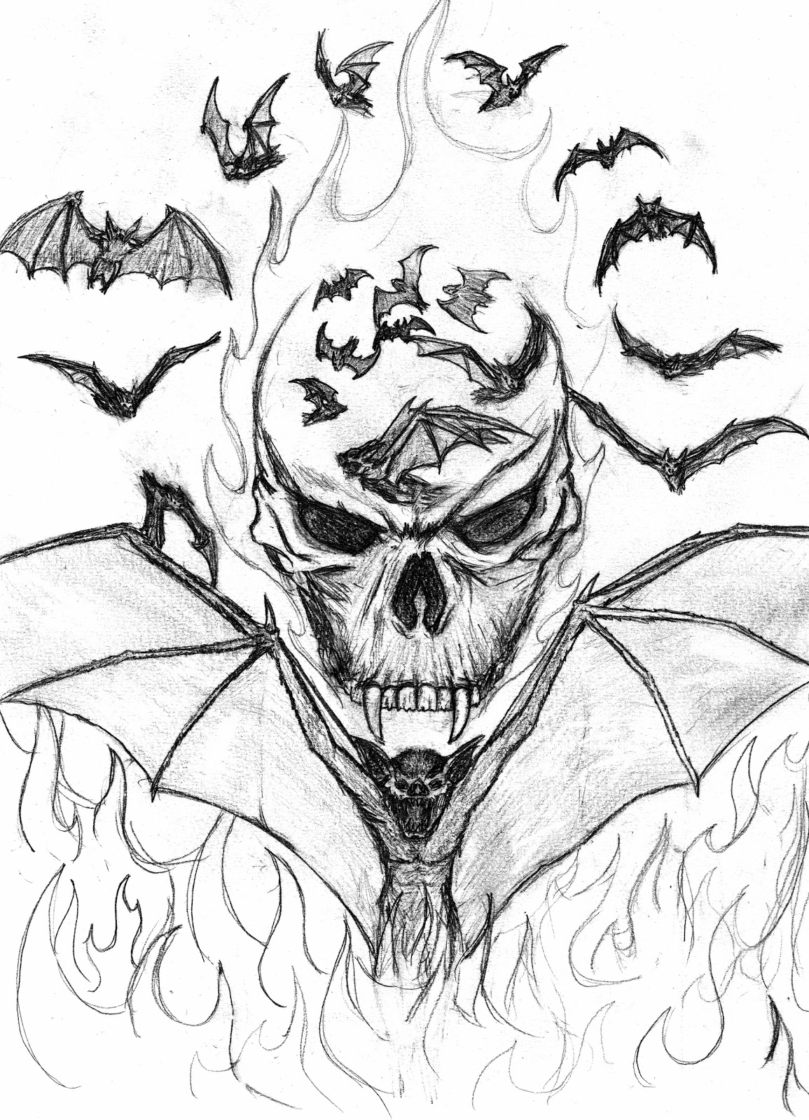 Un vampire espiègle se prépare pour Halloween