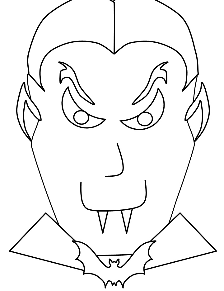Vampire souriant avec une ambiance nocturne