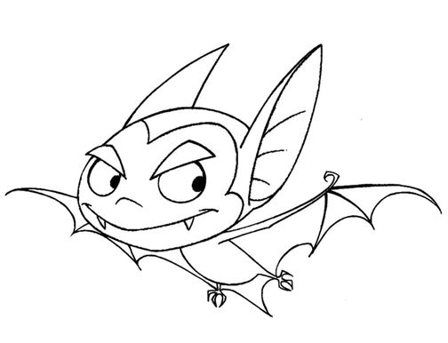 Un vampire espiègle dans une nuit étoilée