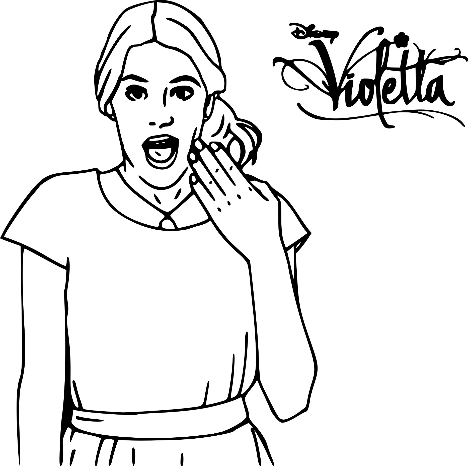 Violetta chante au milieu d'un décor musical vibrant Violetta chante au milieu d'un décor musical vibrant