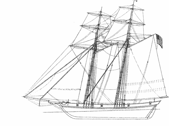 Coloriage d'un voilier naviguant sur une mer calme