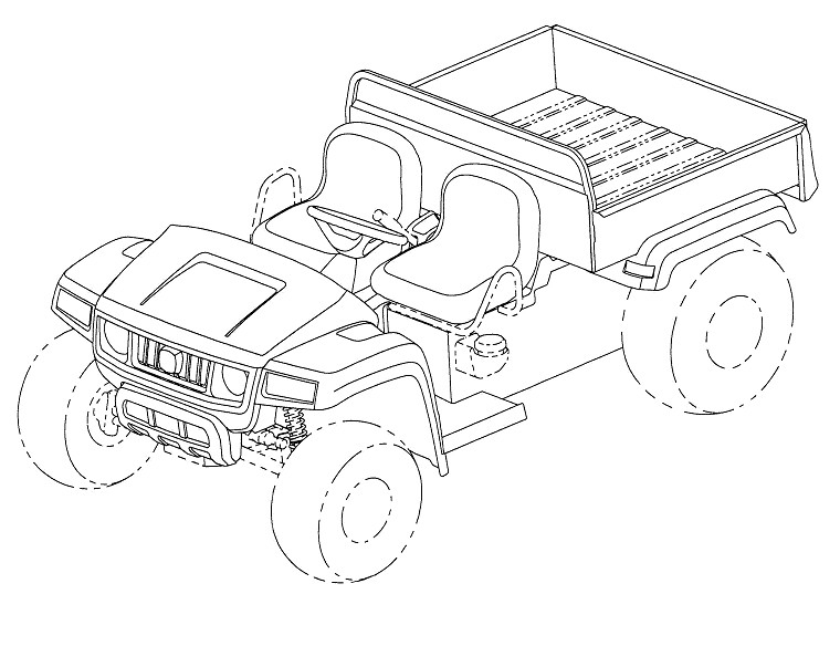 Coloriage d'une voiture de sport sur une route ensoleillée
