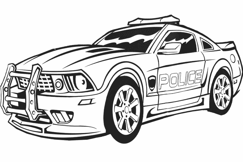 Coloriage d'une voiture automobile moderne sur une route