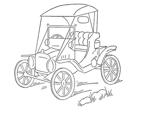 Coloriage d'une voiture de course dynamique sur fond de route
