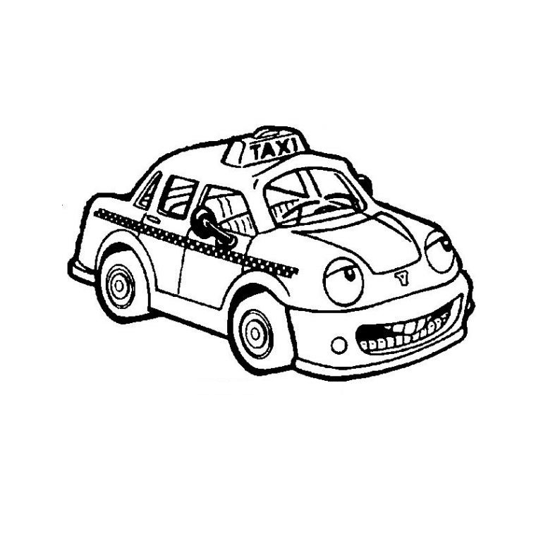 Coloriage d'une voiture de course sur une route sinueuse