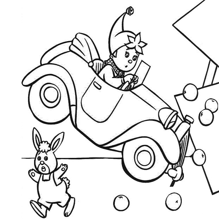 Coloriage d'une voiture de sport stylisée sur un fond simple