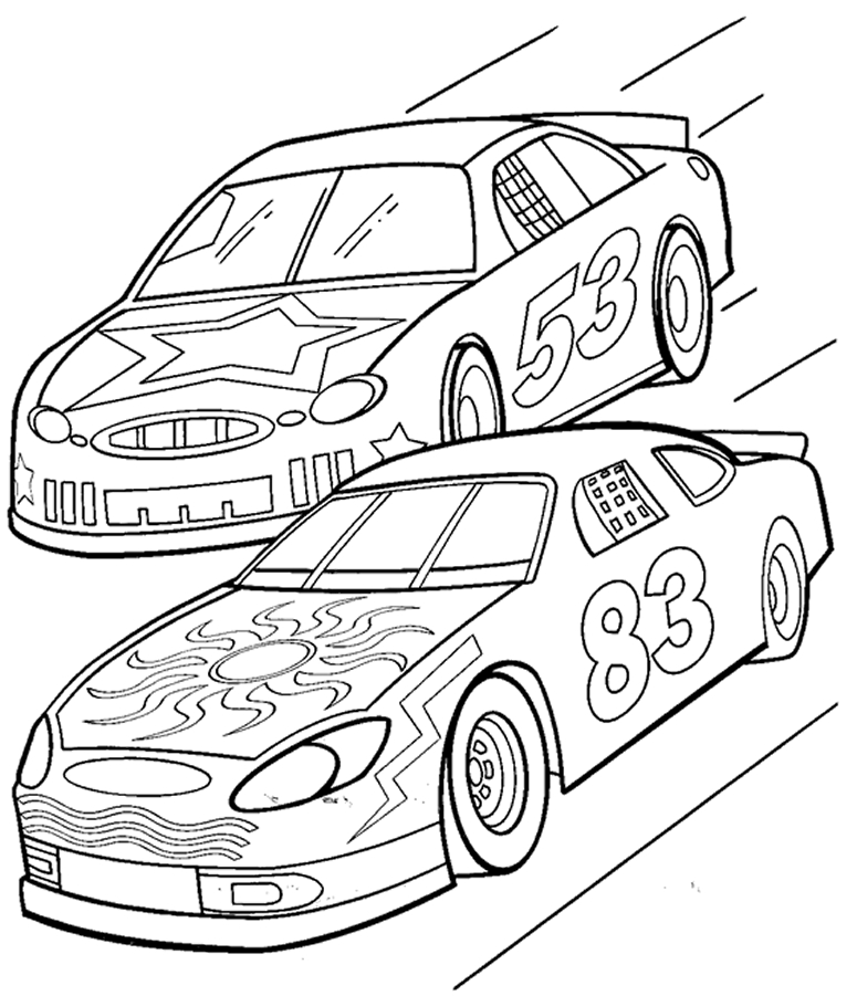 Coloriage Voiture de course #48235 à imprimer Coloriage Voiture de course #48235 à imprimer