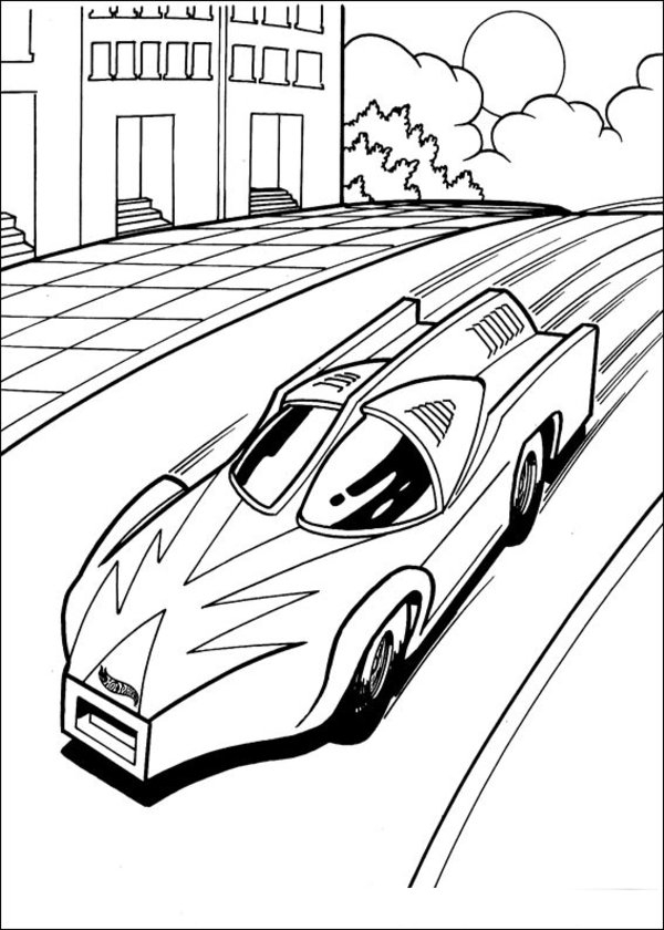 Voiture de course sur un circuit avec des détails dynamiques