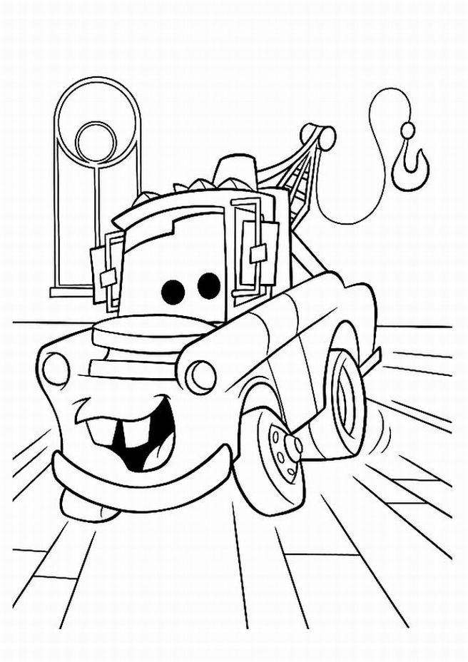 Coloriage d'une voiture de sport tuning sur fond neutre