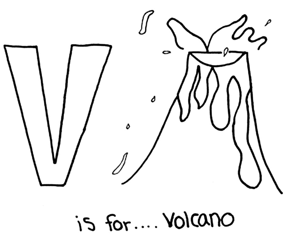 Un volcan en éruption dans un paysage naturel
