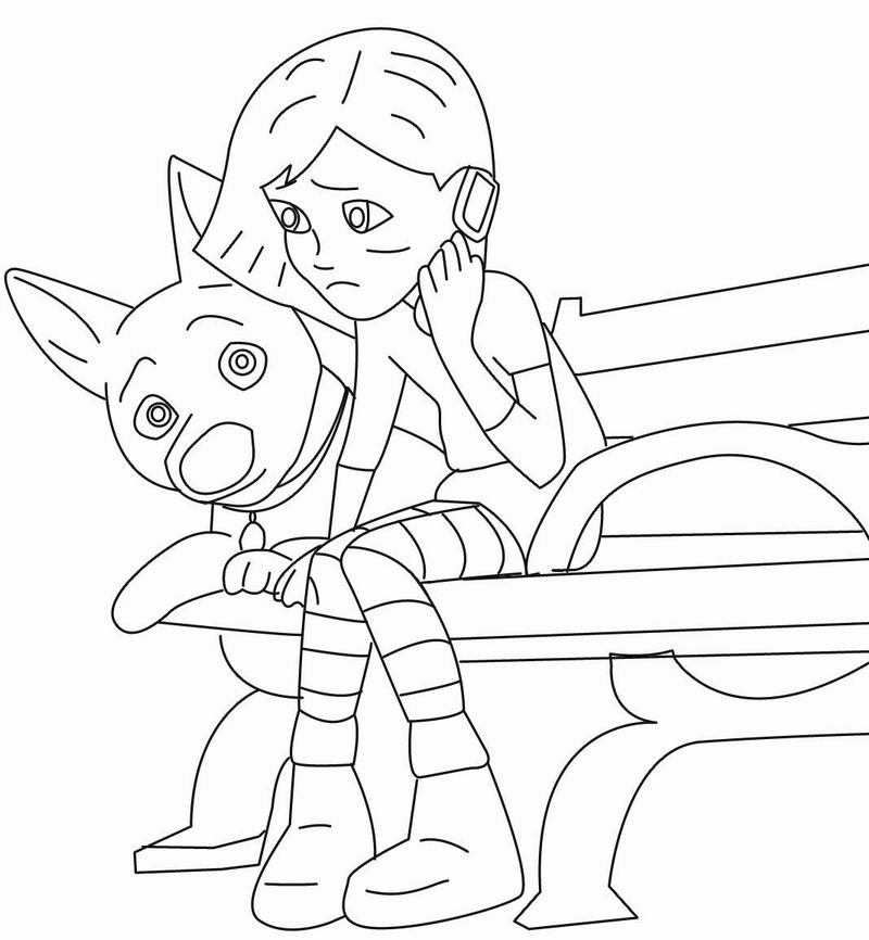 Un jeune héros de bande dessinée en pleine action dans un décor stylisé