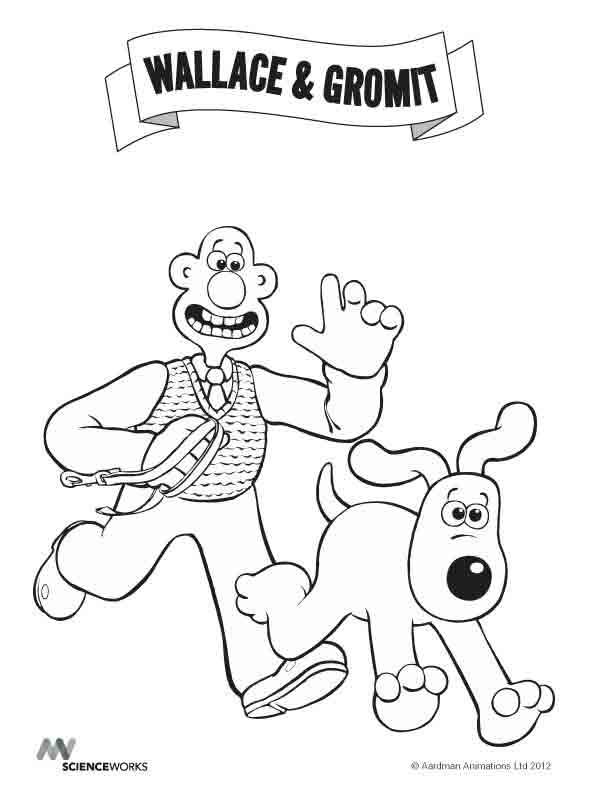 Wallace et Gromit en pleine préparation d'un inventaire dans leur atelier