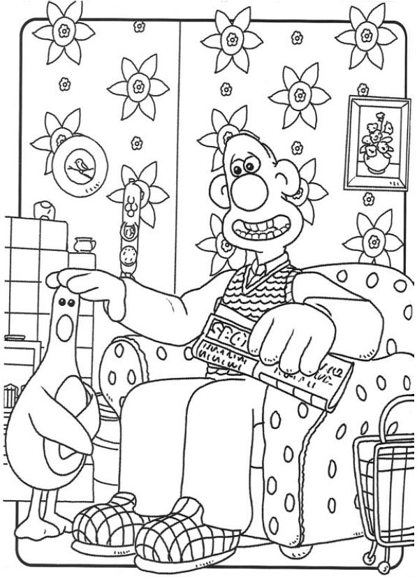 Wallace et Gromit en pleine création d’un gadget