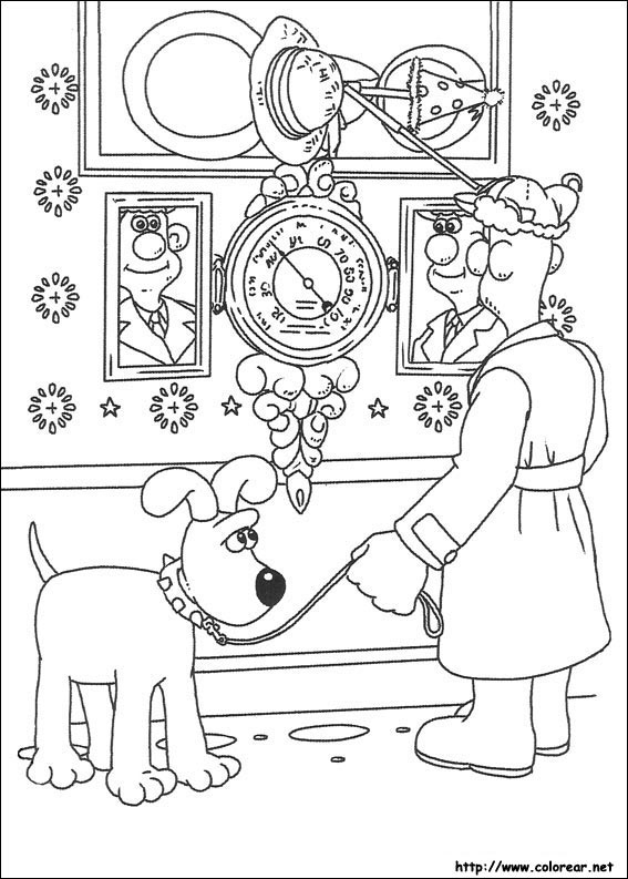 Wallace et Gromit en pleine préparation de fromage dans leur cuisine