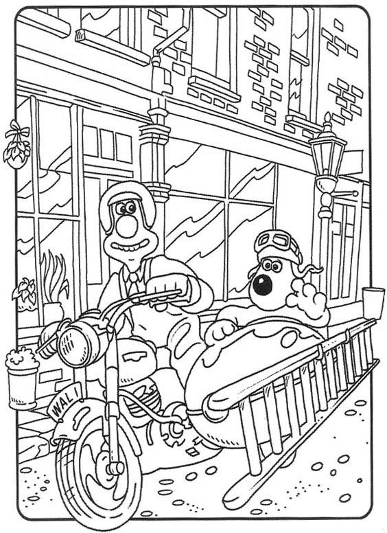 Wallace et Gromit dans leur laboratoire aux inventions amusantes