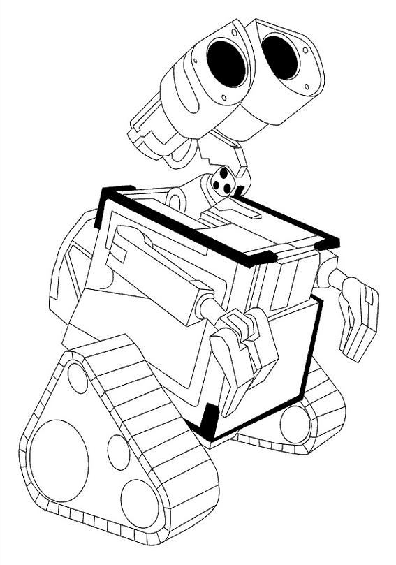 WALL-E et Eve sur une planète désertique entourée de déchets