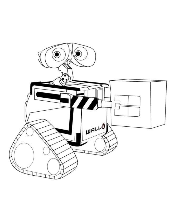 Wall-E explorant un paysage futuriste avec une plante