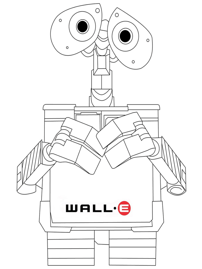 Wall-E et Eve en pleine exploration d'un paysage futuriste