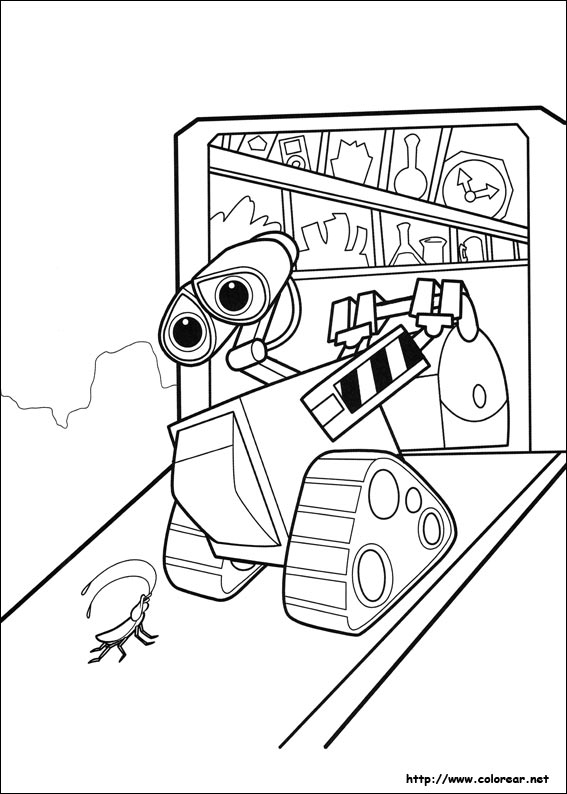 Wall-E et Eve se rencontrent sur une planète désolée