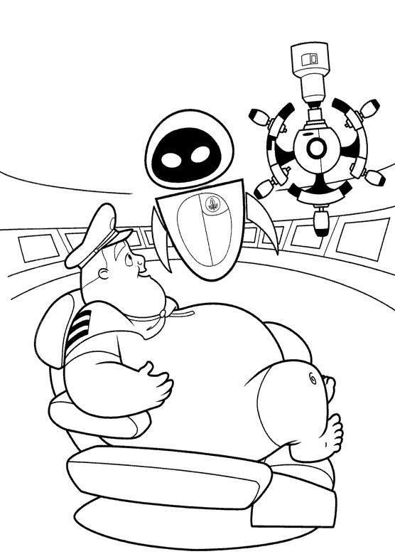 Wall-E en pleine exploration sur une planète désolée