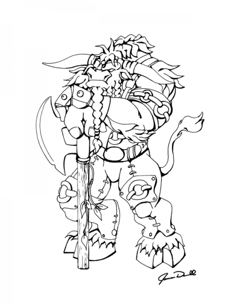 Illustration de personnages de Warcraft en pleine bataille