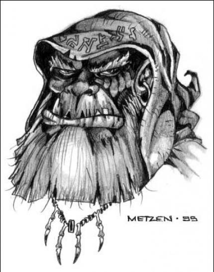 Personnage de Warcraft en pleine bataille dans un décor fantastique