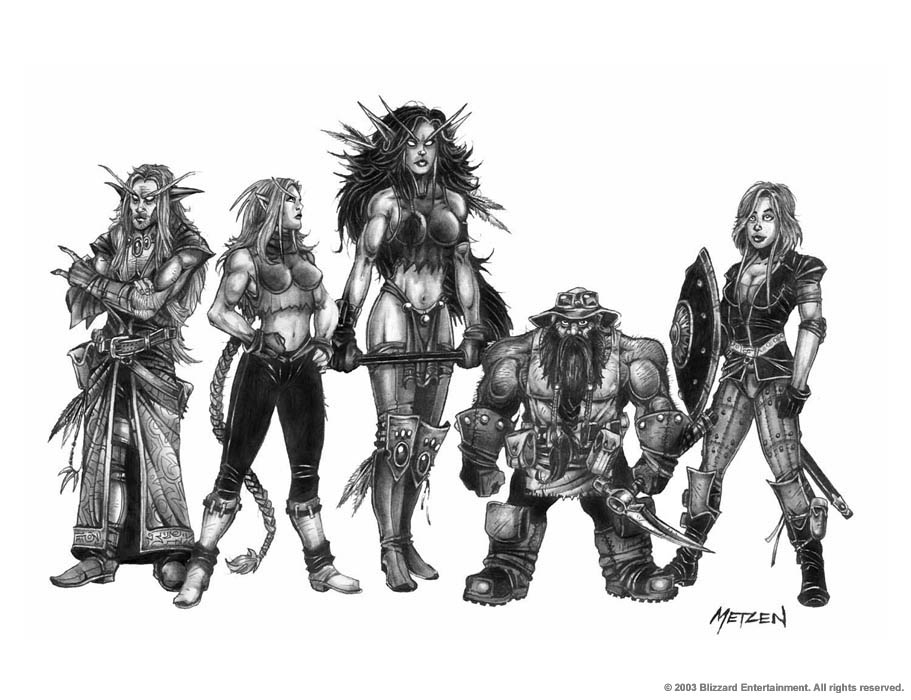 Personnage de Warcraft en pleine bataille avec un dragon dans un paysage fantastique