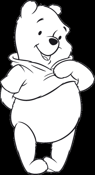 Winnie l'Ourson jouant avec ses amis dans la forêt