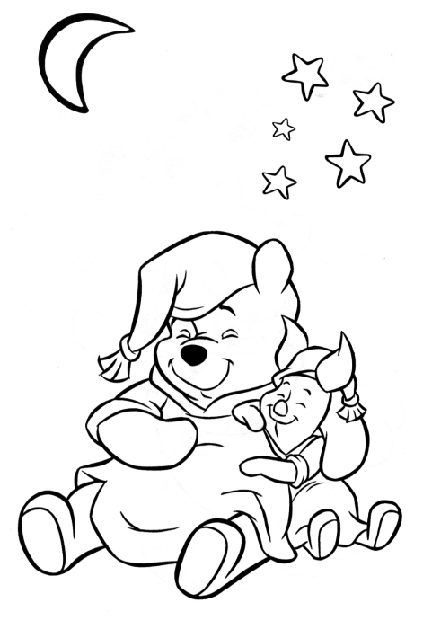 Winnie l'ourson et ses amis dans une scène de partage et de douceur
