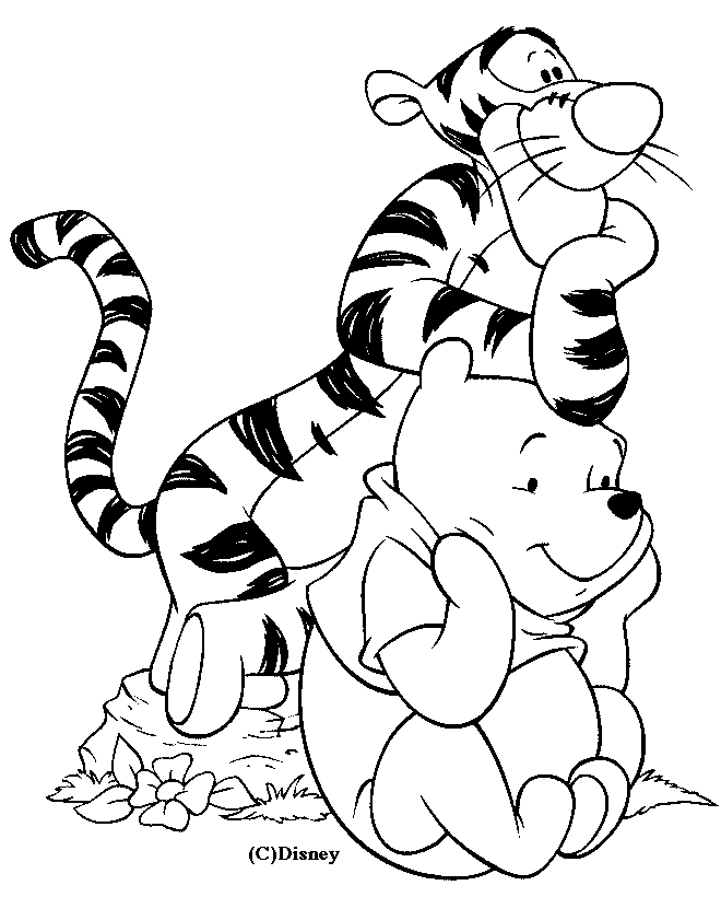 Winnie l'Ourson et ses amis dans la forêt avec un pot de miel