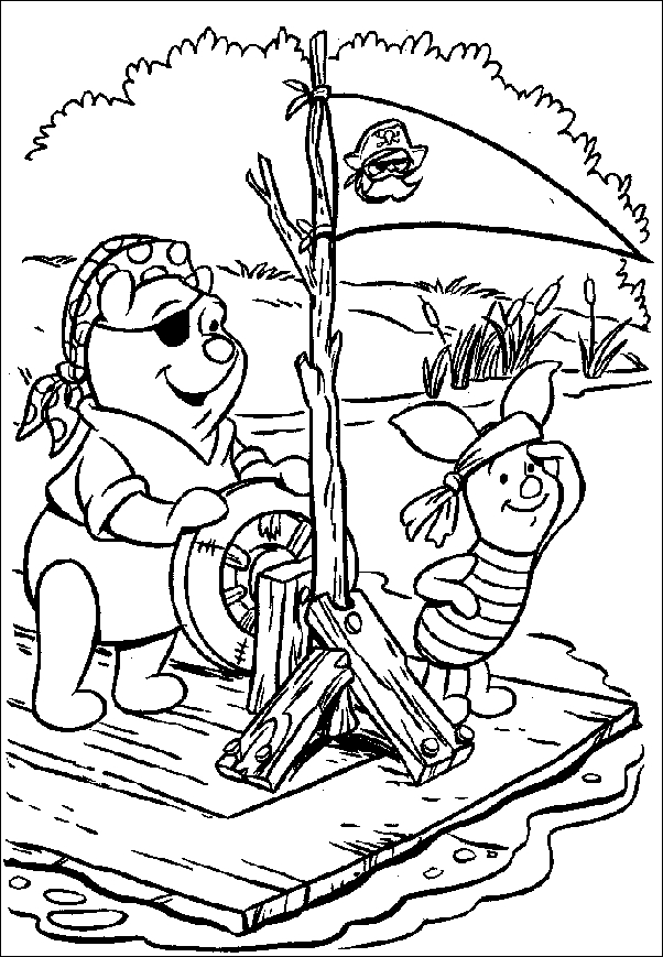 Winnie l'Ourson et ses amis en pleine aventure dans la forêt