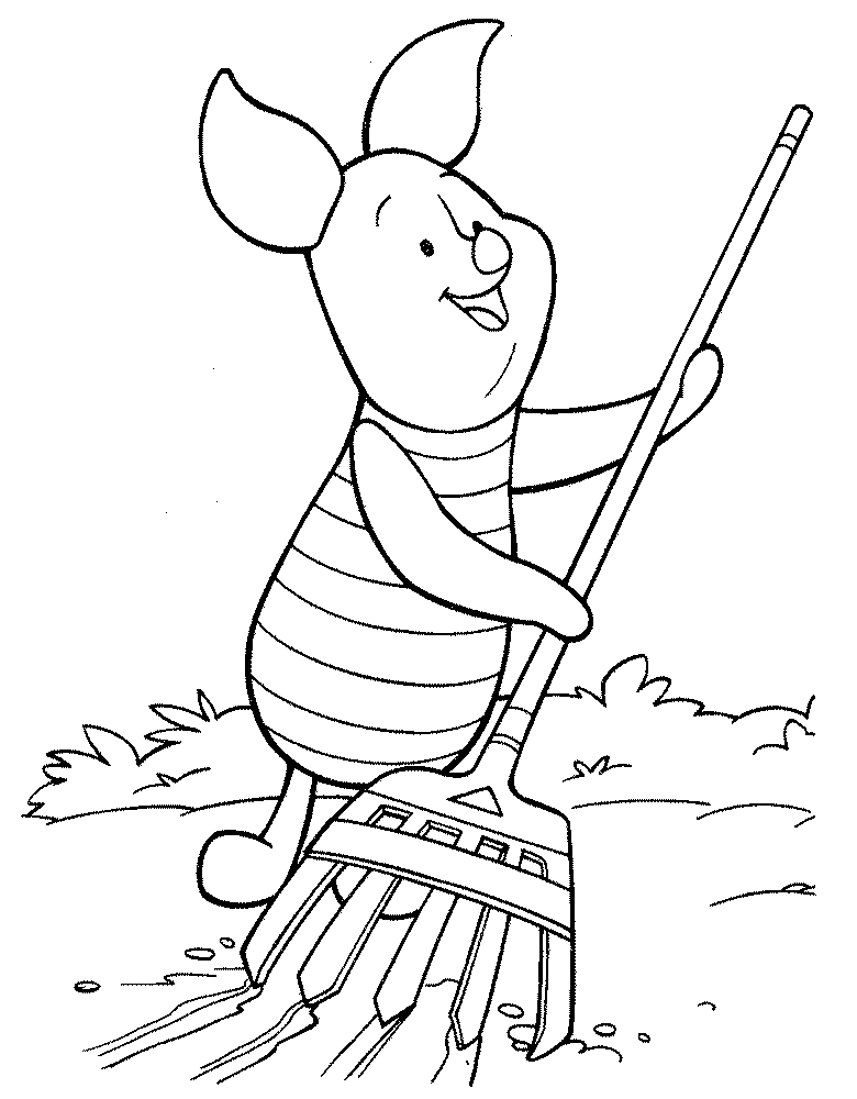 Winnie l'Ourson assis sur une souche, entouré de ses amis dans la forêt