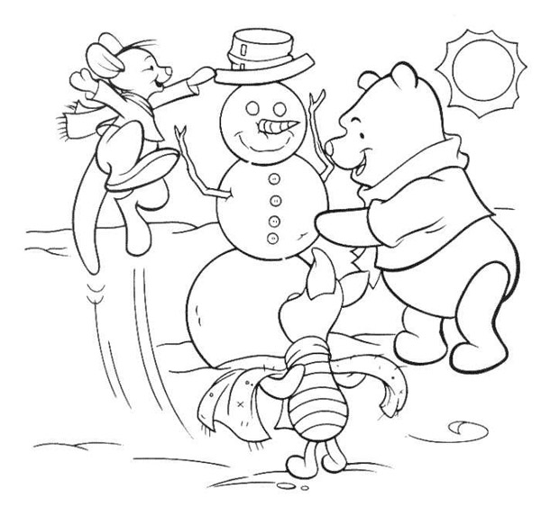 Winnie l'Ourson et ses amis en pleine cueillette de miel