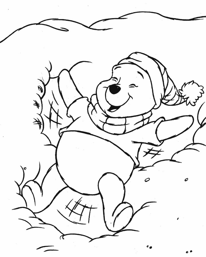 Winnie l'Ourson en train de déguster un pot de miel sous un arbre