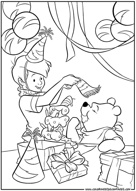Winnie l'Ourson et ses amis en pleine cueillette de miel dans la forêt