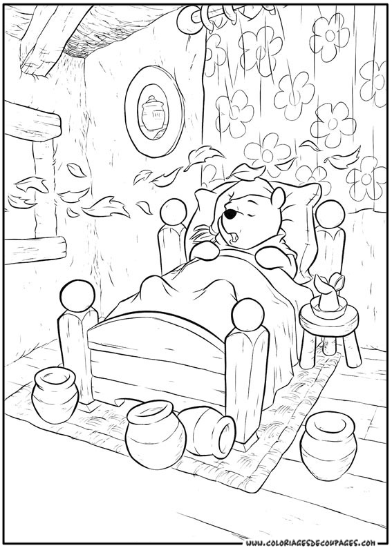 Winnie l'Ourson et ses amis dans un moment de partage