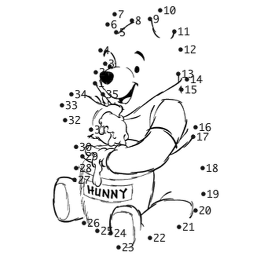 Winnie l'Ourson et ses amis dans la forêt, prêts à s'amuser